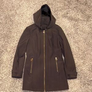 Michael Kors Hooded Rain Coat